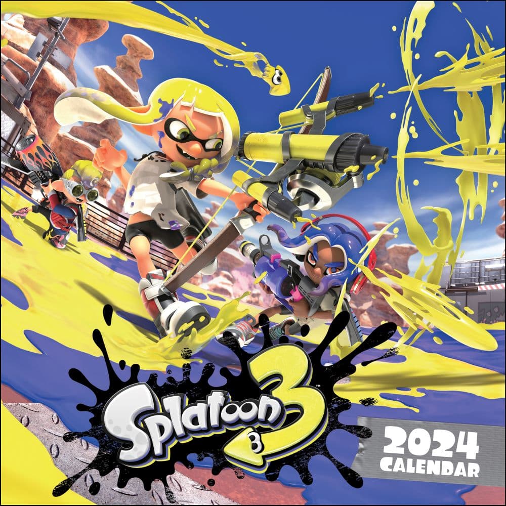 Splatoon 3 2024 Wall Calendar Main