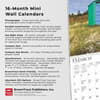 image Outhouses 2025 Mini Wall Calendar