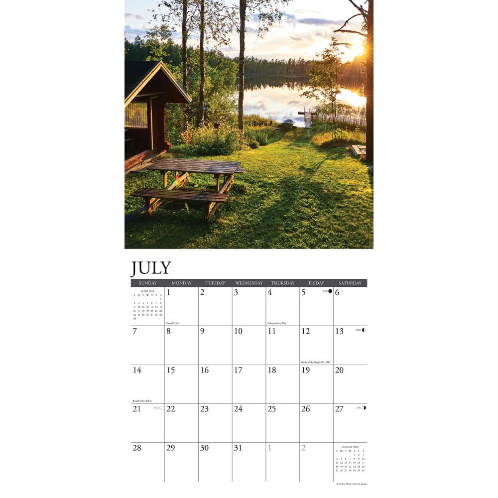 Cabin Life 2025 Wall Calendar