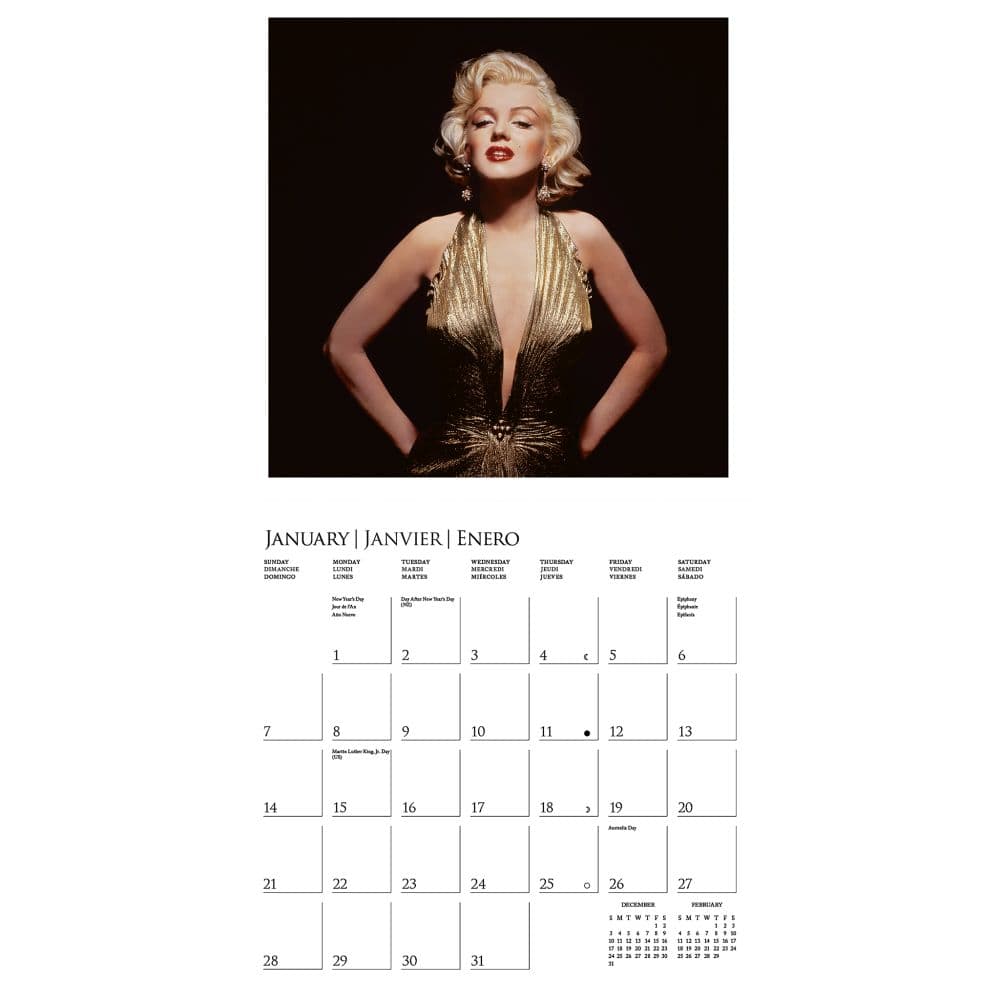 Marilyn Monroe 2024 Wall Calendar