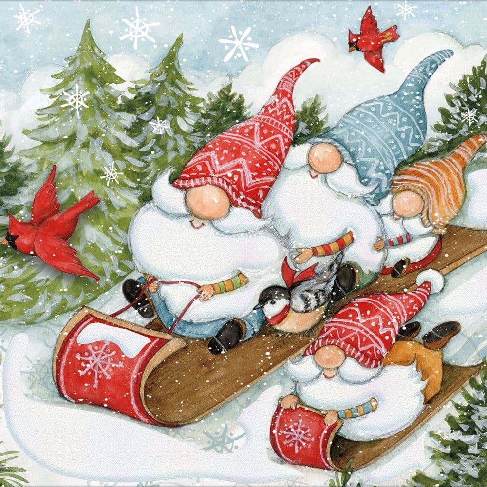 Let's Go Sledding Classic Christmas Cards First Alternate Image