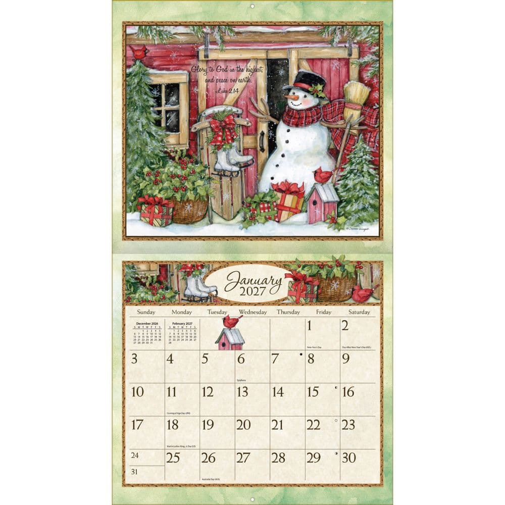 Bountiful Blessings 2027 Wall Calendar by Susan Winget Second Alternate Image