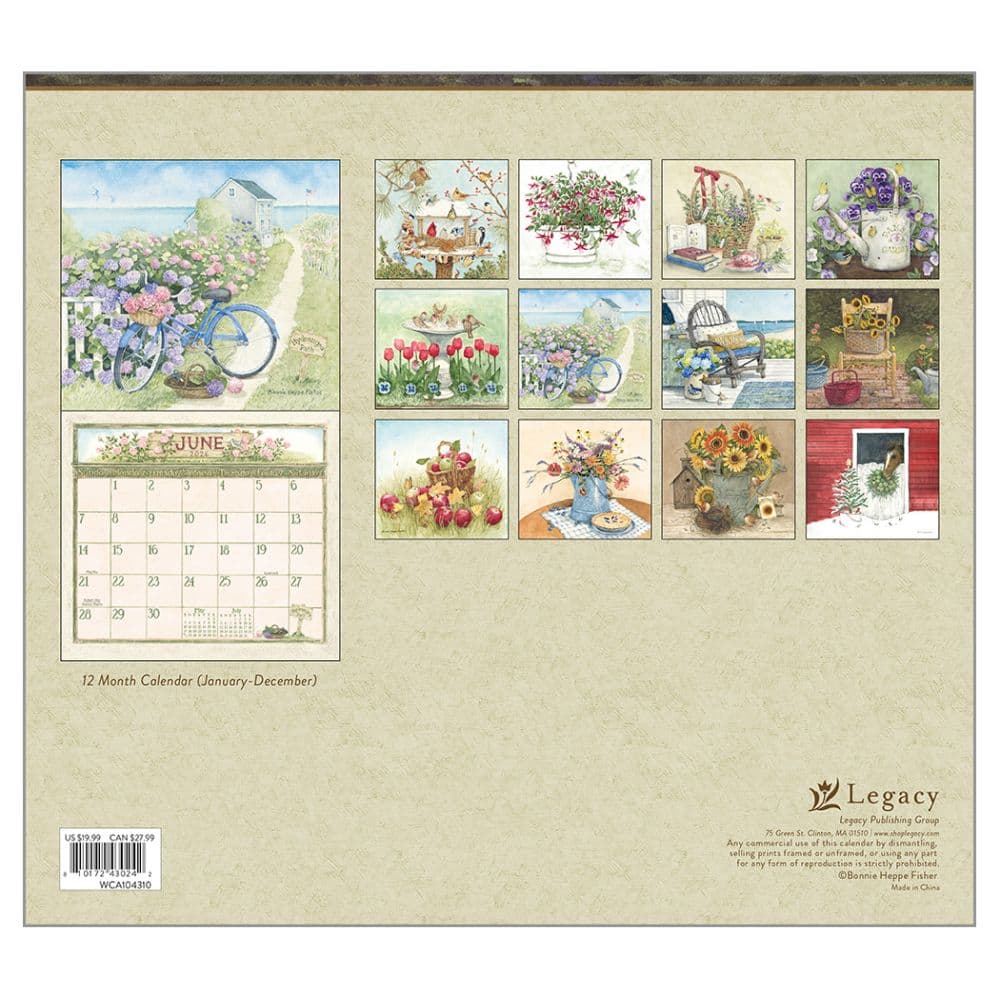 Garden Path by Bonne Heppe Fisher 2026 Wall Calendar First Alternate Image