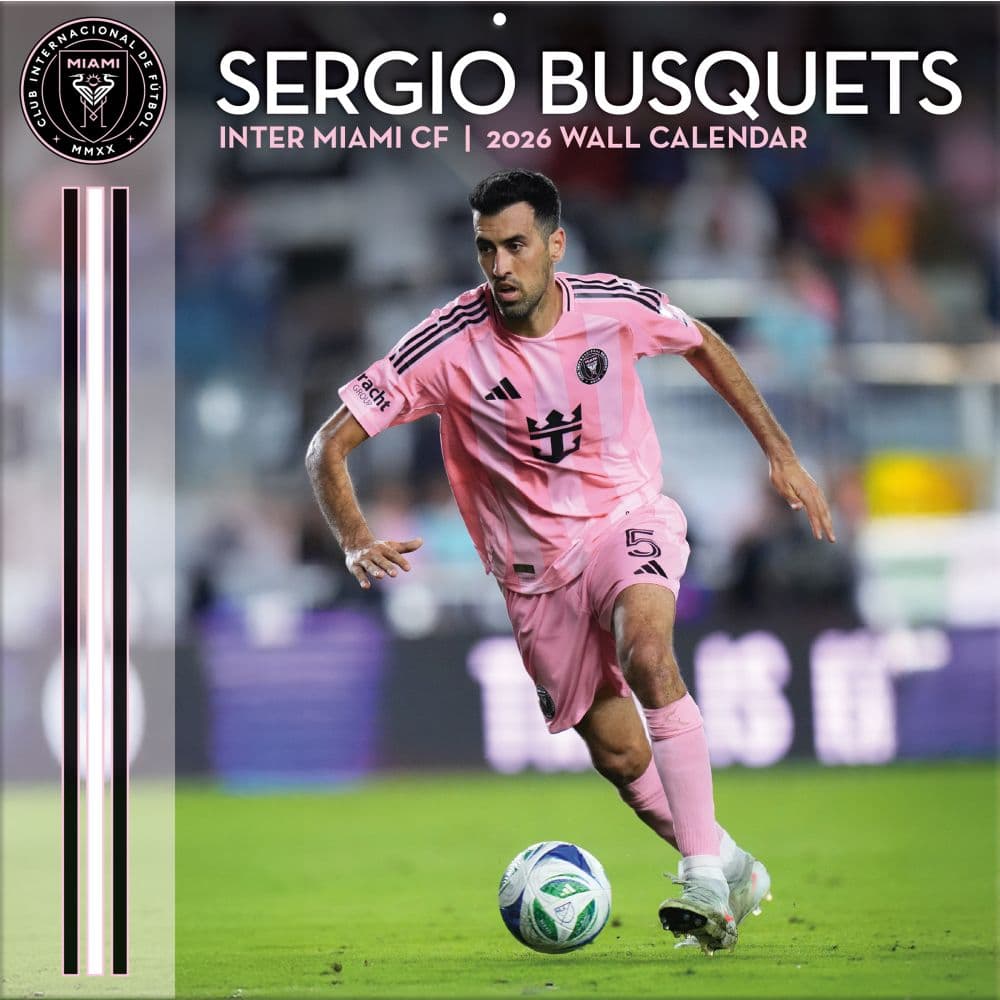 image Sergio Busquets 2026 Wall Calendar Main Product Image