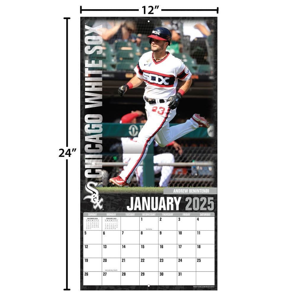 MLB Chicago White Sox 2025 Wall Calendar Fifth Alternate Image width="1000" height="1000"