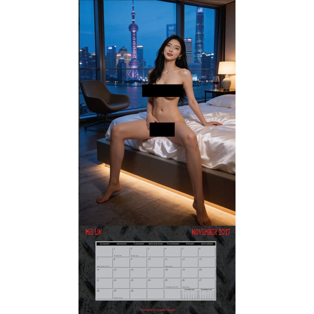Xxplicit Babes 2027 Wall Calendar Second Alternate Image