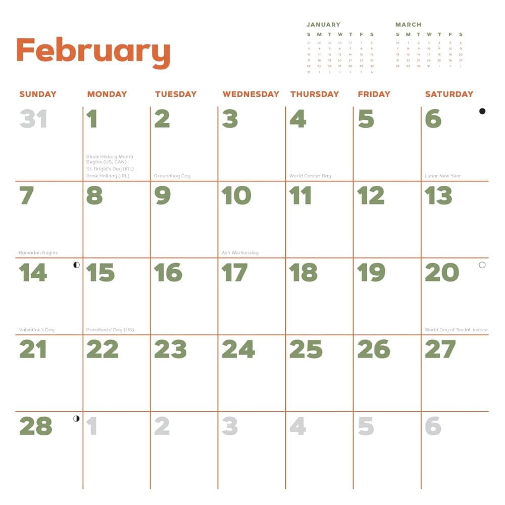 Catffirmations 2027 Wall Calendar Fifth Alternate Image