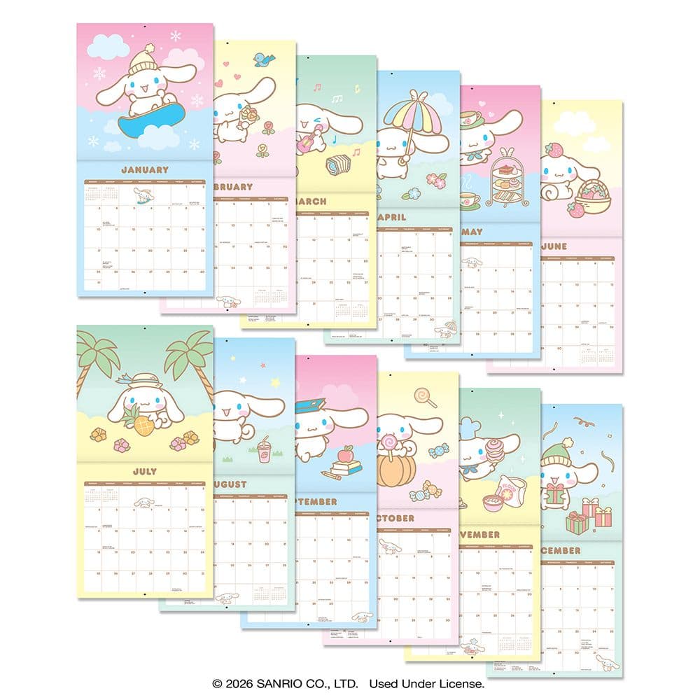 Cinnamoroll 2027 Mini Wall Calendar Fourth Alternate Image