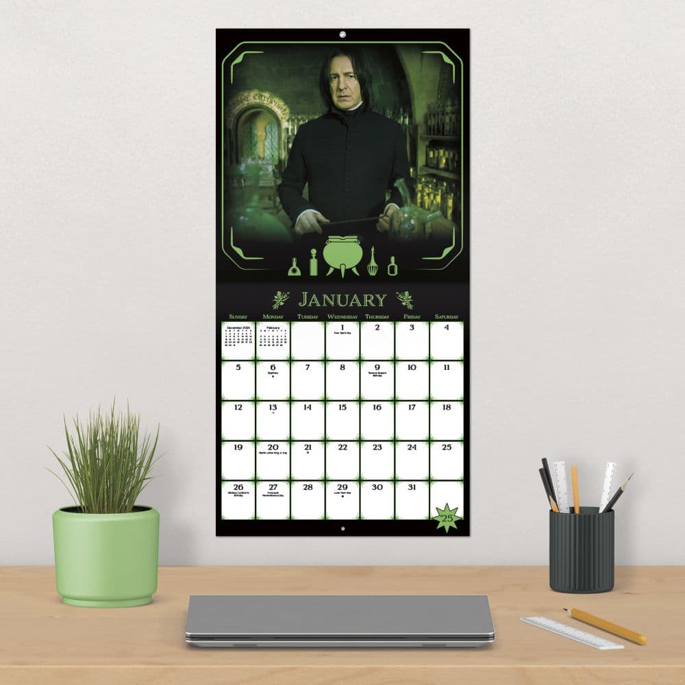 Harry Potter Exclusive w Decal 2025 Wall Calendar Fourth Alternate Image width=&quot;1000&quot; height=&quot;1000&quot;