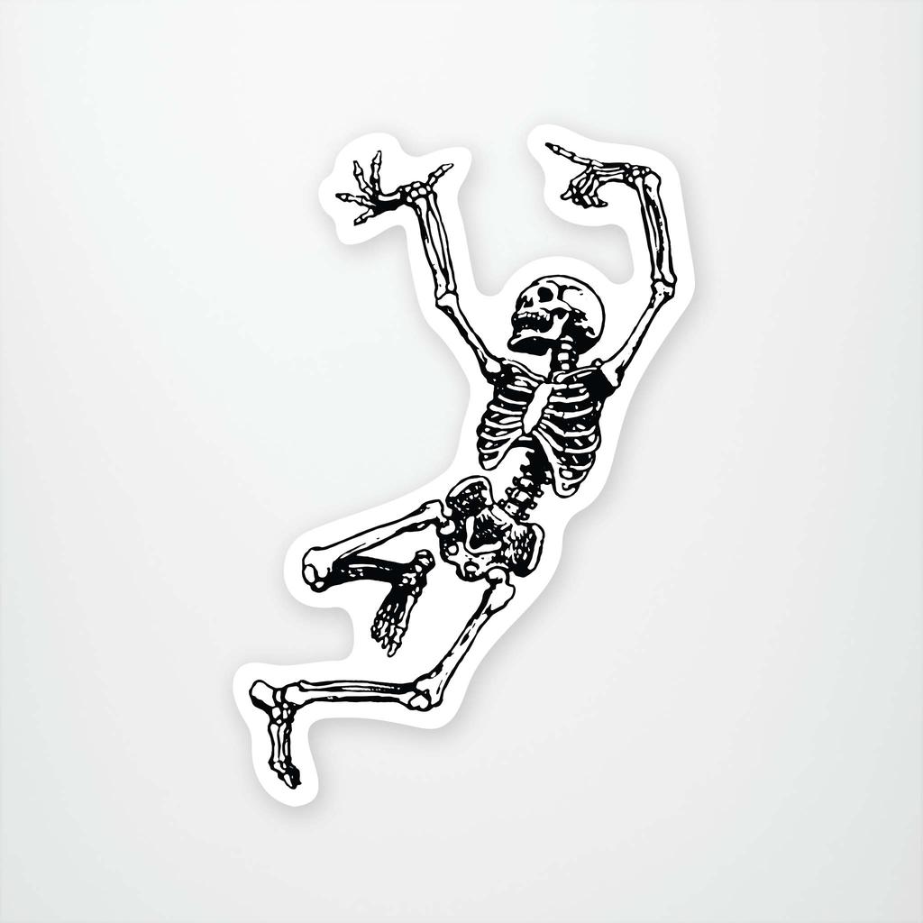 Dancing Skeleton Sticker Main Image