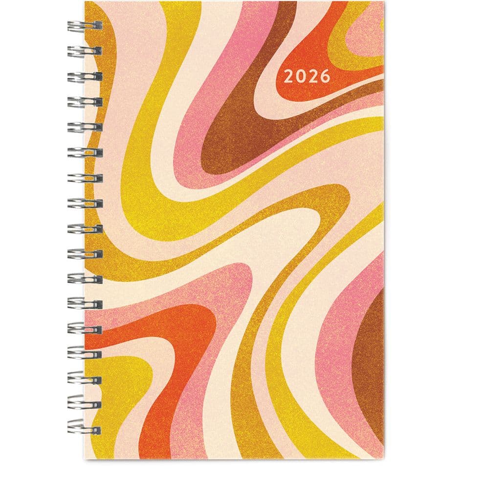 Designer Groovy Swirls Weekly 2026 Planner Main Image
