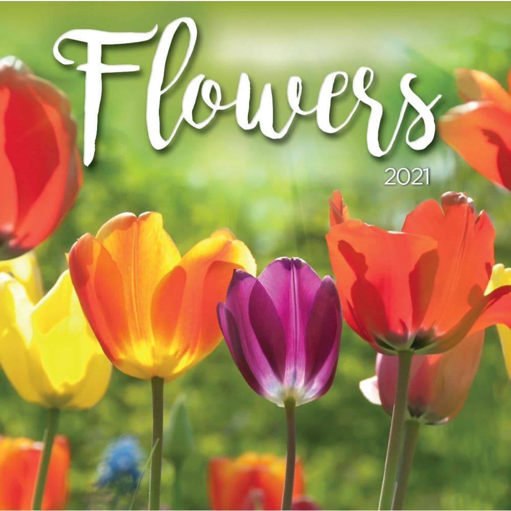 Flowers Mini Wall Calendar