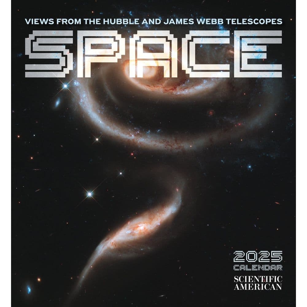 Space Hubble Telescope 2025 Mini Wall Calendar Main Image