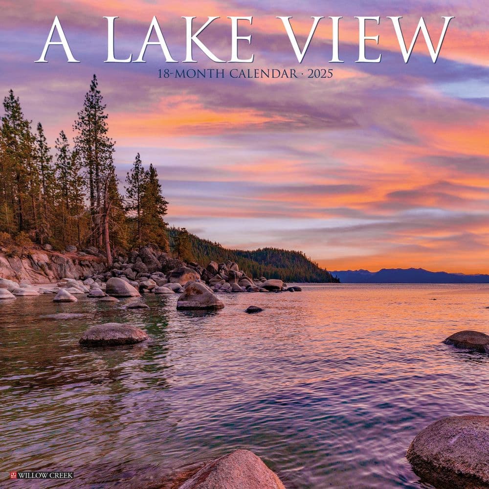 Lake View 2025 Wall Calendar