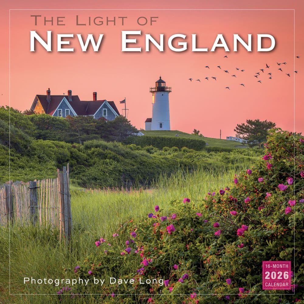 Light of New England 2026 Wall Calendar