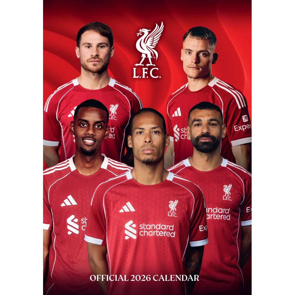 image Liverpool FC Poster 2026 Wall Calendar