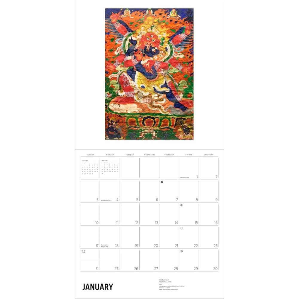 Buddhist Mandalas 2027 Wall Calendar Second Alternate Image