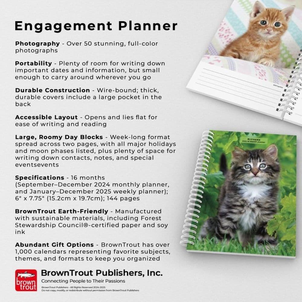 Kittens 2025 Engagement Planner Fifth Alternate Image