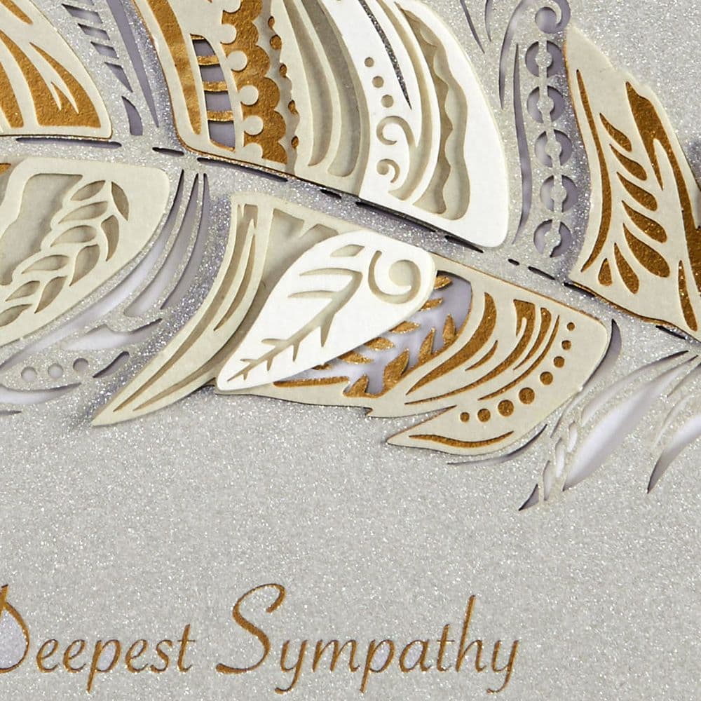 Feather Sympathy Card Fifth Alternate Image width="1000" height="1000"