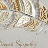 image Feather Sympathy Card Fifth Alternate Image width=&quot;1000&quot; height=&quot;1000&quot;