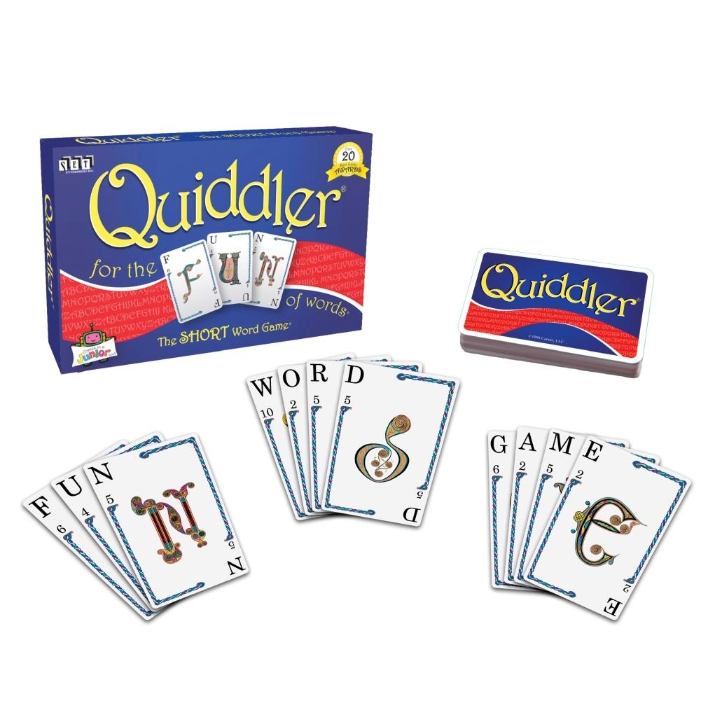 Quiddler the Short Word Card Game Close Up Image