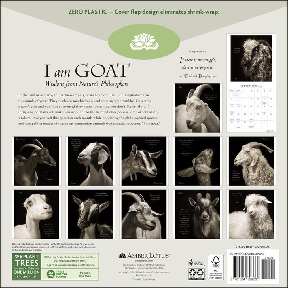 I am Goat 2026 Wall Calendar First Alternate Image
