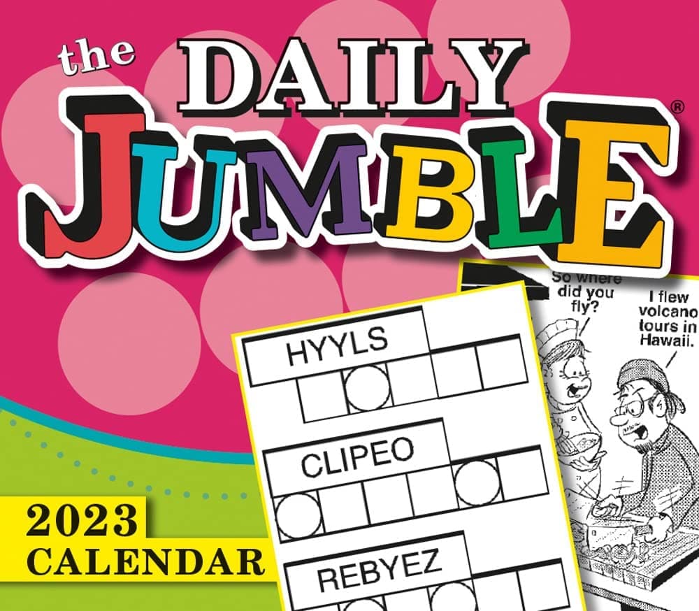 Daily Jumble 2023 Desk Calendar