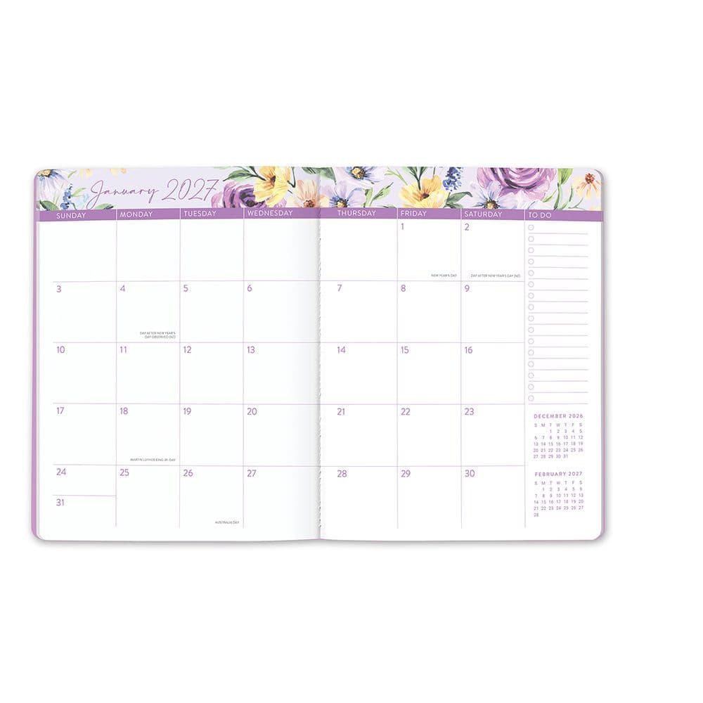 Bella Flora Just Right 2027 Monthly Planner Second Alternate Image