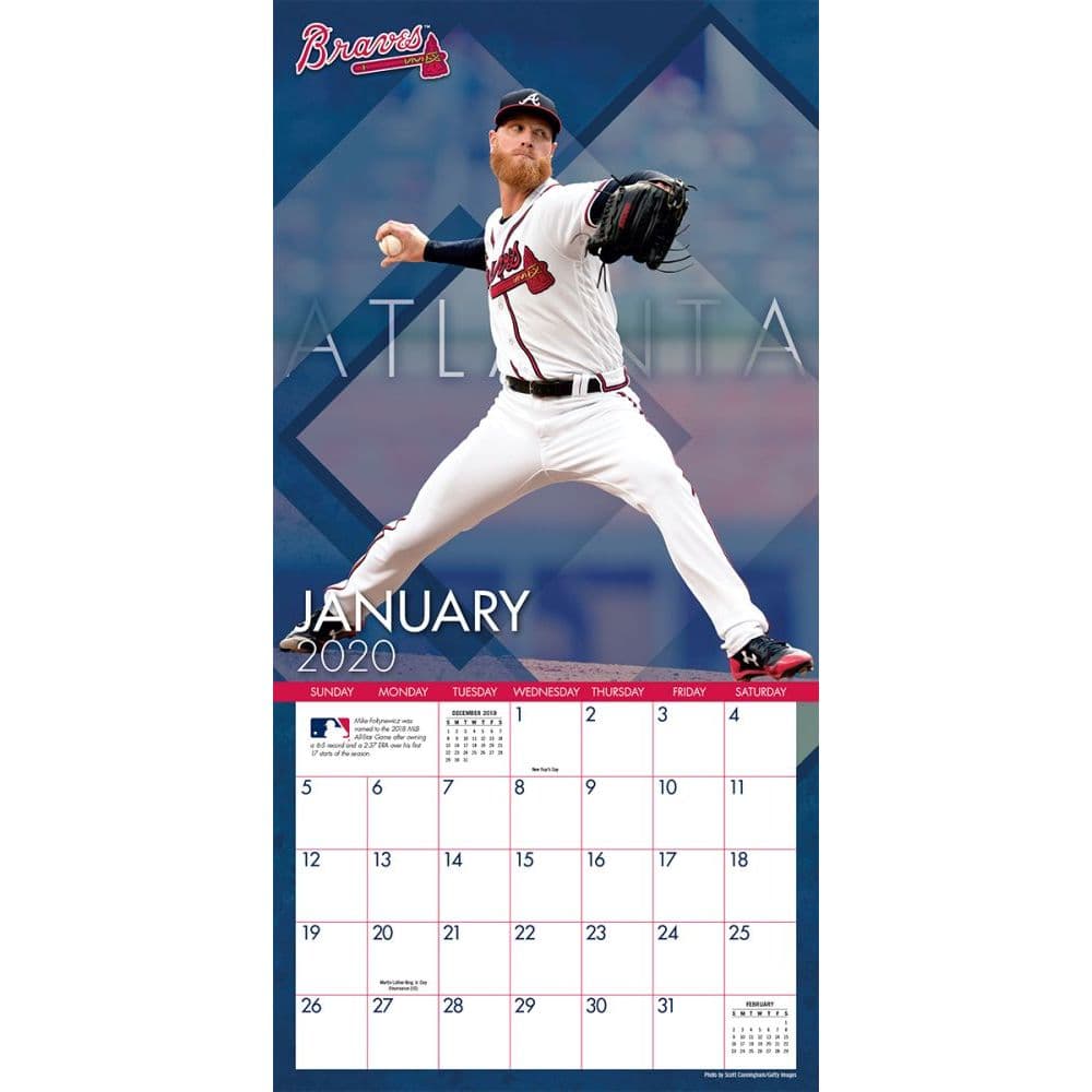 Atlanta Braves Wall Calendar