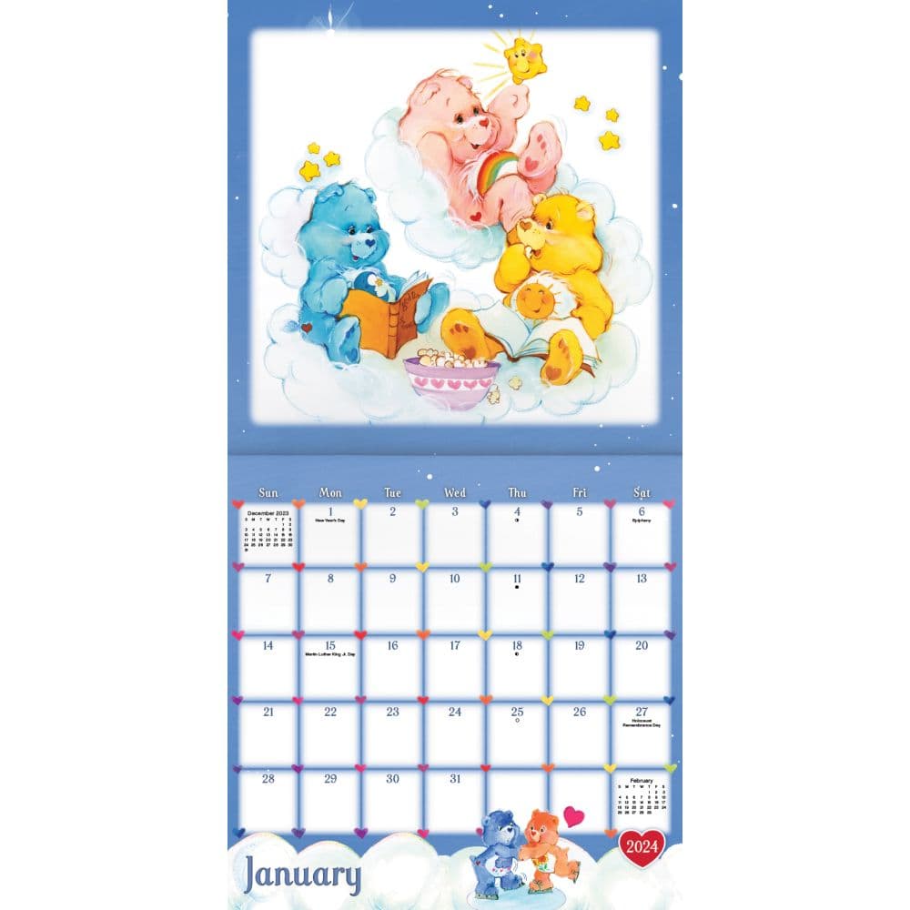 Care Bears 2024 Wall Calendar