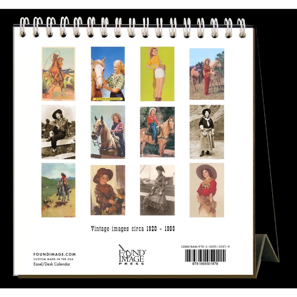 Cowgirls 2024 Easel Desk Calendar First Alternate Image width=&quot;1000&quot; height=&quot;1000&quot;