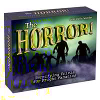 image The Horror Terrifying Trivia for Fright Fanatics 2026 Desk Calendar Main Product Image
