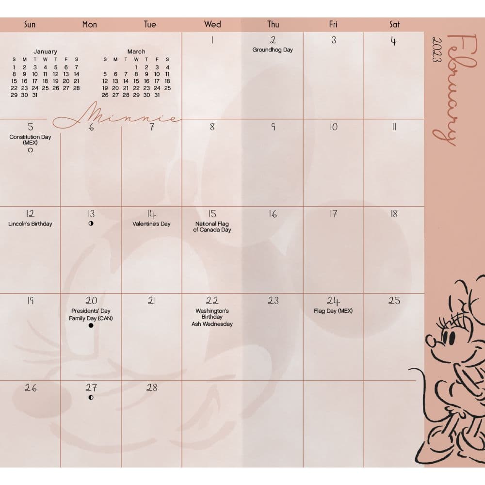 Minnie Mouse 2023 Pocket Planner - Calendars.com