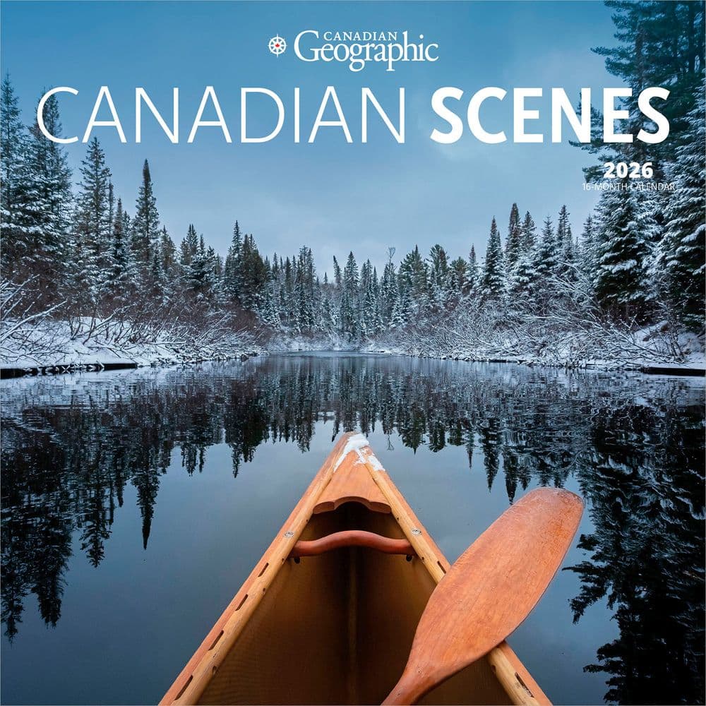 Canadian Scenes 2026 Wall Calendar Main Image