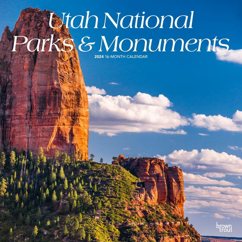 Utah Parks And Monuments 2024 Wall Calendar Main Product Image width=&quot;1000&quot; height=&quot;1000&quot;