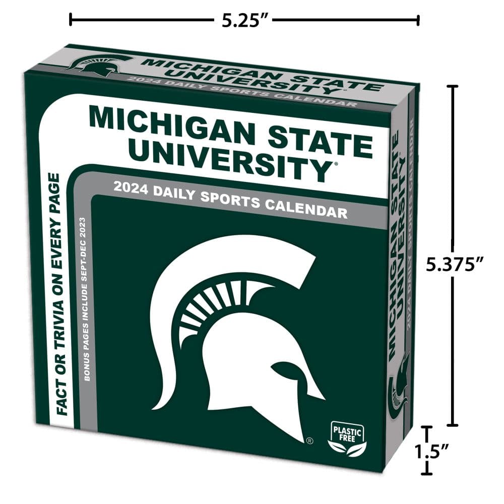 Michigan State Spartans 2024 Desk Calendar