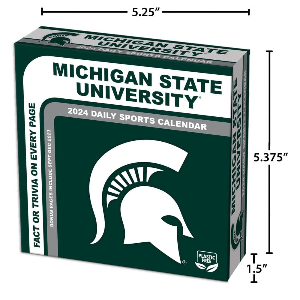 Michigan State Spartans 2024 Desk Calendar Sixth Alternate Image width=&quot;1000&quot; height=&quot;1000&quot;
