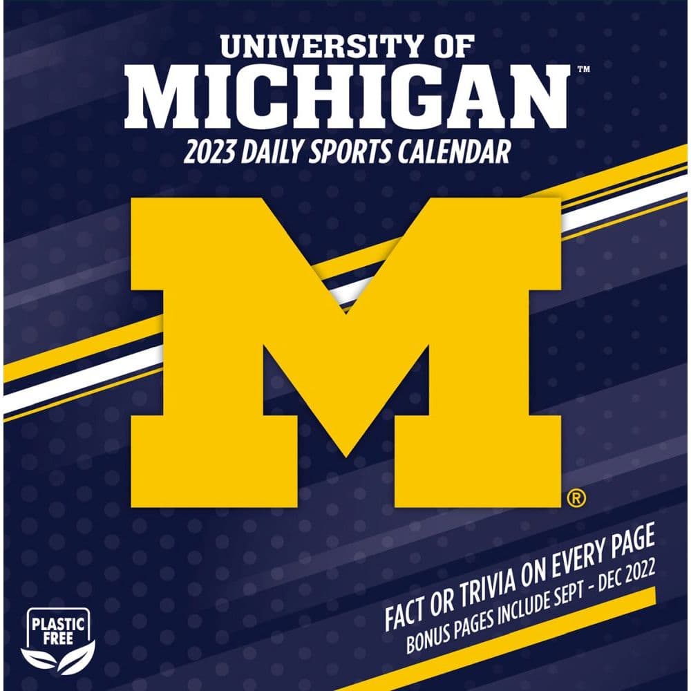 University Of Michigan Fall 2023 Calendar Michigan Wolverines 2023 Desk Calendar - Calendars.com