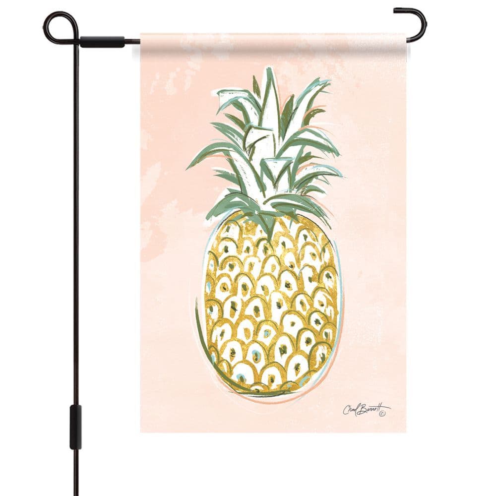 Pineapple Paradise Mini Garden Flag by Chad Barrett