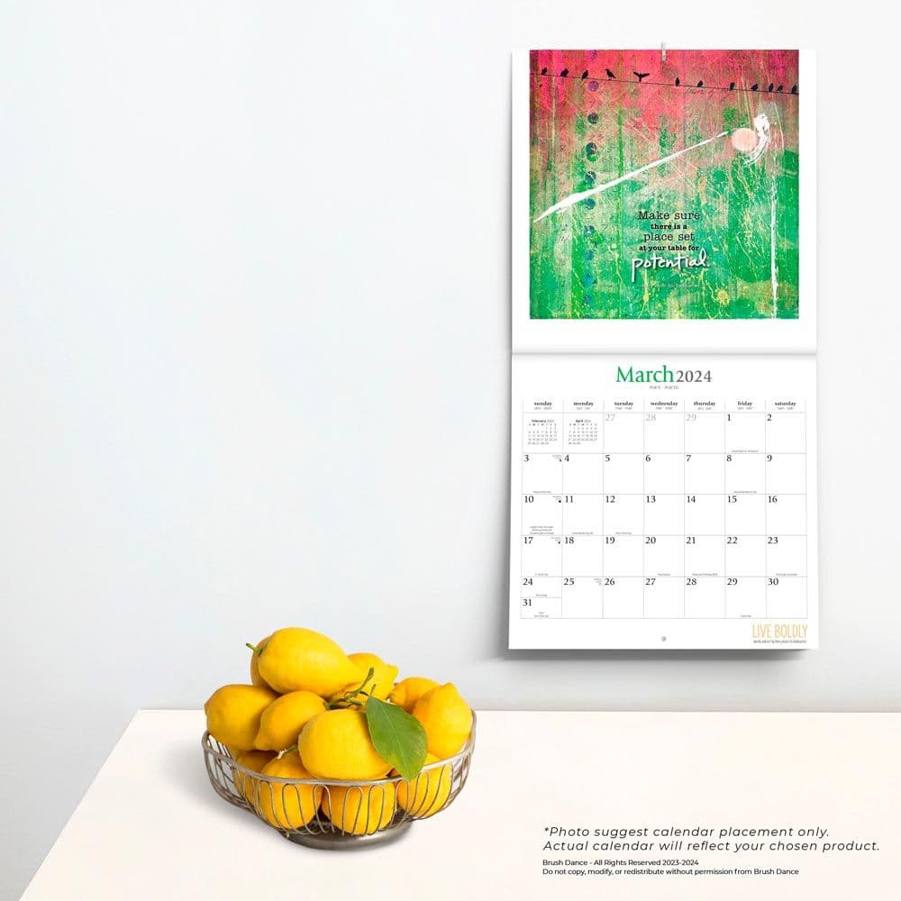 Live Boldly 2024 Wall Calendar Third Alternate Image width=&quot;1000&quot; height=&quot;1000&quot;