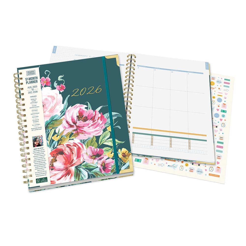Bella Flora Spiral 2026 Planner Ninth Alternate Image