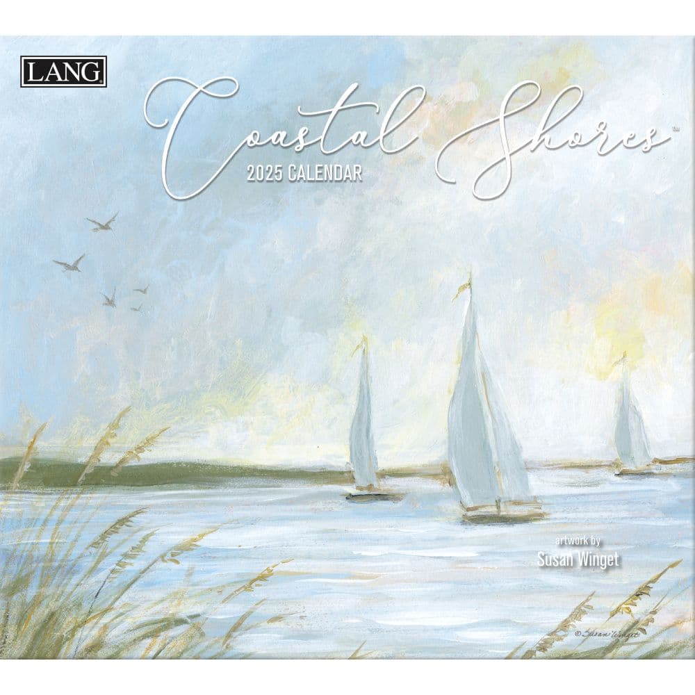 Coastal Shores 2025 Wall Calendar by Susan Winget