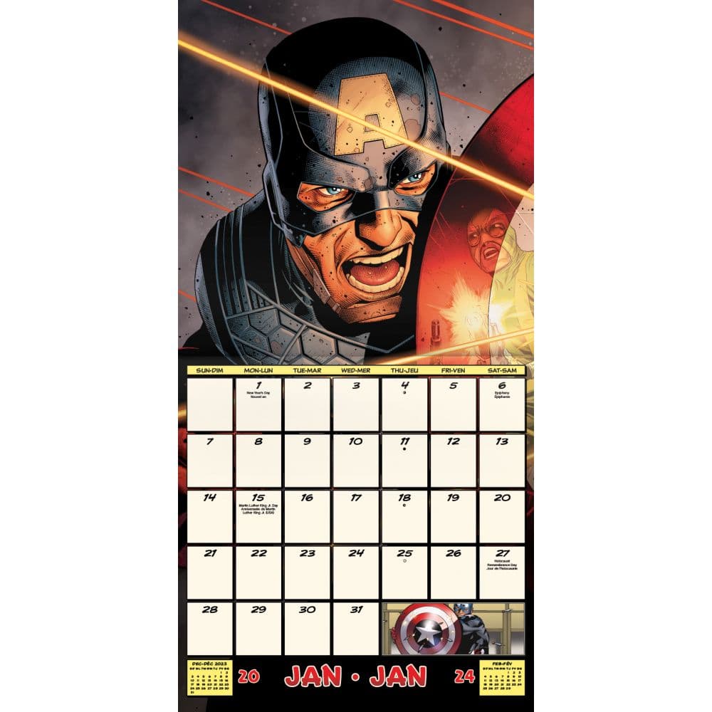 Avengers Gameverse 2024 Wall Calendar Alternate Image 3