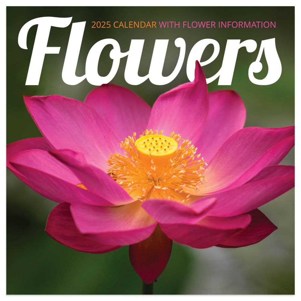 Flowers 2025 Mini Wall Calendar