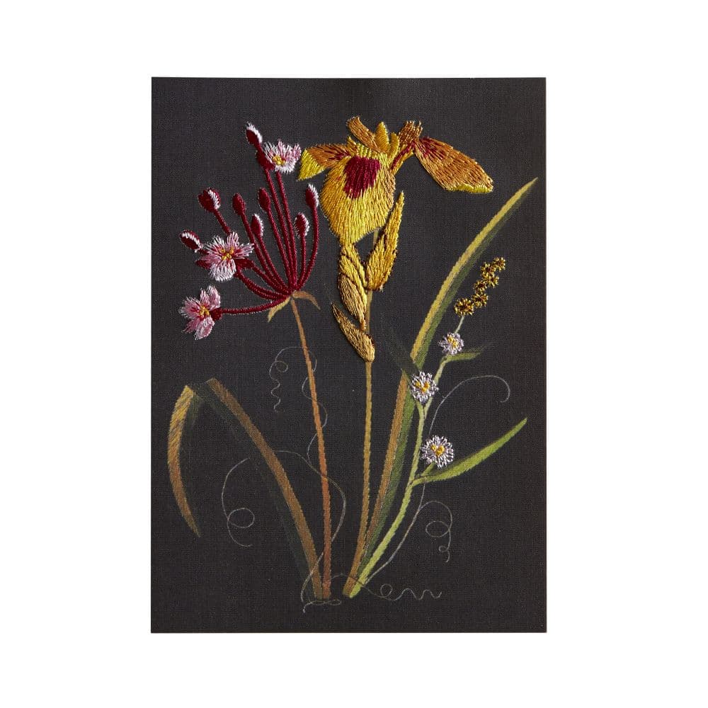 Embroidered Flowers Sympathy Card First Alternate Image width=&quot;1000&quot; height=&quot;1000&quot;