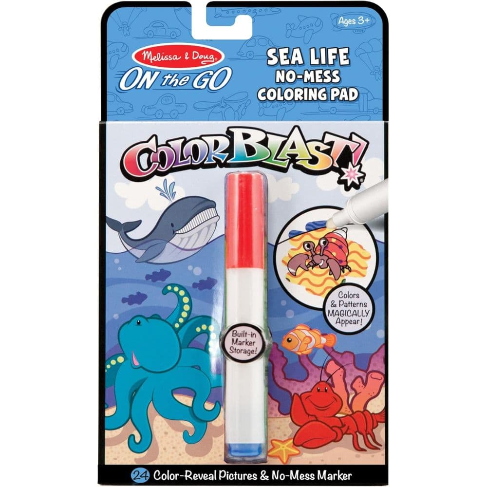 image Colorblast Book Sea Life Main Product Image