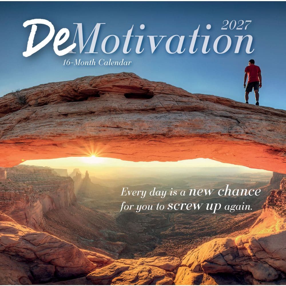 image Demotivation 2027 Wall Calendar Main Product Image