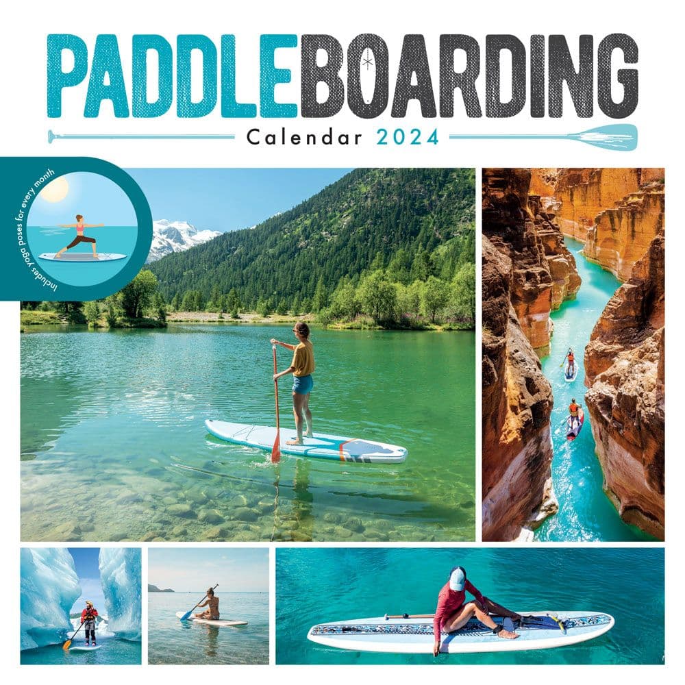 Paddleboarding 2024 Wall Calendar Main Product Image width=&quot;1000&quot; height=&quot;1000&quot;