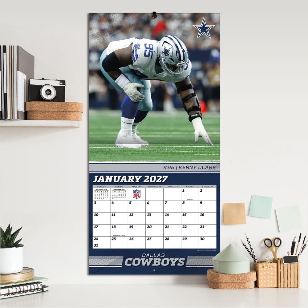 NFL Dallas Cowboys 2027 Wall Calendar Fifth Alternate Image