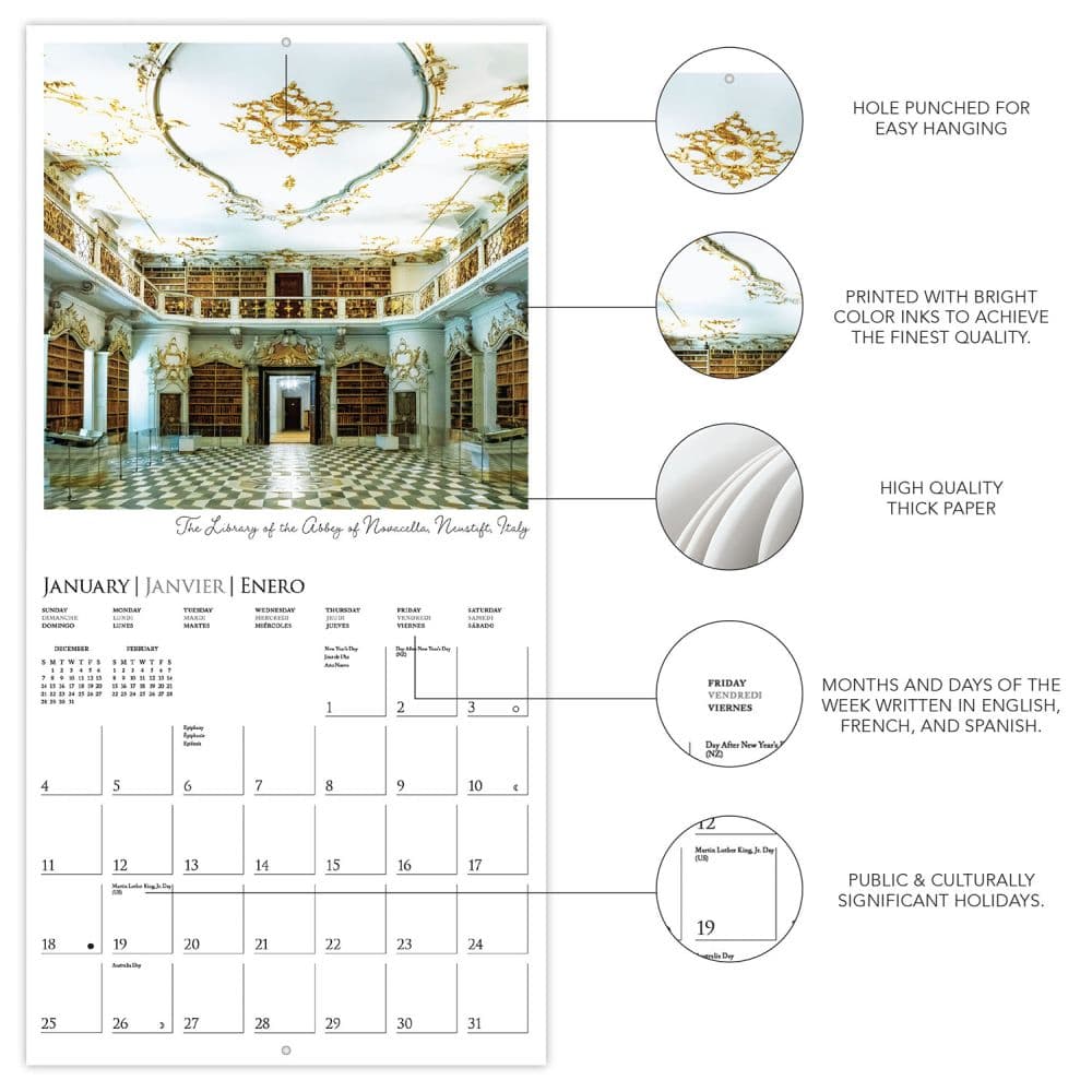 Libraries 2026 Wall Calendar Second Alternate Image